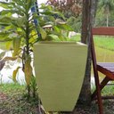 Ver imagem 6 de Kit 2 Vaso Planta 60x40 Moderno Trapézio Polietileno BGPLASTICOS MARROM CHOCOLATE 020