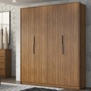 Ver imagem 2 de Guarda Roupa Casal 4 Portas 3 Gavetas Attore D02 Amendola Touch - Mpozenato