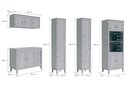 Ver mais imagens de Armário Lateral Direito para Cozinha - Cinza