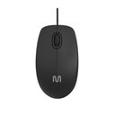 Ver imagem 1 de Mouse com Fio Mf400 Conexão Usb 1200dpi Cabo de 180cm 3 Botões Clique Silencioso Preto Multi -