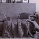 Ver imagem 4 de Jogo de Cama Algodão Queen 400 Fios Barcelona Zinc Blue Gardenia