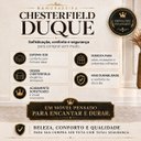 Ver imagem 6 de Namoradeira Chesterfield Duque 2 Lugares em Corano Azul Marinho