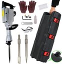 Ver imagem 1 de Martelete Demolidor Impacto Rompedor 110V 85 Joules 1900 Rpm 2200 Watts + Maleta Kaqi Sg-9095