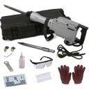 Ver imagem 2 de Martelete Demolidor Impacto Rompedor 110V 85 Joules 1900 Rpm 2200 Watts + Maleta Kaqi Sg-9095