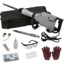 Ver imagem 2 de Martelete Demolidor Impacto Rompedor 110V 85 Joules 1900 Rpm 2200 Watts + Maleta Kaqi Sg-9095