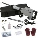 Ver imagem 2 de Martelete Demolidor Impacto Rompedor 220v 85 Joules 1900 Rpm 2200 Watts + Maleta Kaqi Sg-9095
