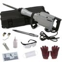 Ver imagem 2 de Martelete Demolidor Impacto Rompedor 220v 85 Joules 1900 Rpm 2200 Watts + Maleta Kaqi Sg-9095