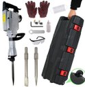 Ver imagem 1 de Martelete Demolidor Impacto Rompedor 220v 85 Joules 1900 Rpm 2200 Watts + Maleta Kaqi Sg-9095