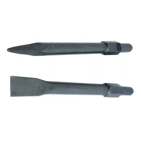 Kit 1 Ponteiro e 1 Talhadeira do Martelete Impacto Demolidor Rompedor Kaqi