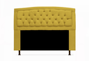 Ver imagem 1 de Cabeceira Estofada Geovana Para Cama Box Solteiro 90 cm Suede Amarelo - LM DECOR
