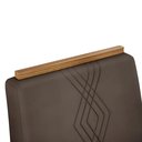 Ver imagem 7 de Conjunto Kit 2 Cadeiras de Jantar Yasmin DJ Móveis Carvalho Nobre/Veludo Moca