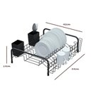 Ver imagem 2 de Escorredor de Louças Tubular com Porta Talheres Plástico - Stolf Preto