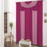 Cortina Bela 3,00 x 2,80 Para Quarto Cor: Pink/Rosa - 1
