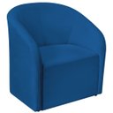 Ver mais imagens de Kit Sofá Curvo França 140cm Ld. e Poltrona Luiza Max Conforto, Elegância e Design Moderno Linho