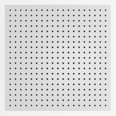 Painel Acústico Absorvedor Decorativo Skal08 60x60mm Maestra:branco