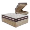 Cama Box com Baú Viúva Rústica + Colchão de Molas - Anjos - Classic Superlastic 128x188x64cm - 3