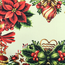 Ver imagem 6 de Kit 4 Jogos Americanos Coração de Amor de Natal Impermeável 43cmx34cm