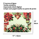 Ver imagem 4 de Kit 4 Jogos Americanos Coração de Amor de Natal Impermeável 43cmx34cm