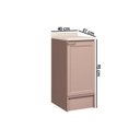 Ver imagem 2 de Gabinete de Cozinha Modulado Balcão com Tampo Malta 2628 com 1 Porta 40cm Duna