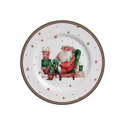Conjunto Prato Sobremesa 6 Pçs Father Christmas - Alleanza - 2