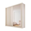 Ver imagem 1 de Guarda Roupa Solteiro Espelho 4 Gavetas - Dubai Made Marcs