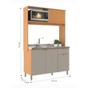 Ver imagem 3 de Cozinha Compacta 4 Portas 1 Gaveta Lya Angelin/Nude