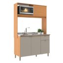 Ver imagem 1 de Cozinha Compacta 4 Portas 1 Gaveta Lya Angelin/Nude