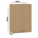 Ver imagem 3 de Armário Aéreo 2 Portas 60cm Classic Luciane
