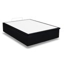 Ver imagem 3 de Cama Box Baú Casal Universal Suede Nero Black (138x188x35) - Ortobom