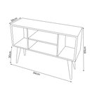 Ver imagem 4 de Rack para Tv Paris com 4 Nichos com Pés Retrô - Off White