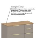 Ver imagem 7 de Bancada de Cozinha para Ilha 100% Mdf com Tampo 164cm Lumina Luciane Móveis