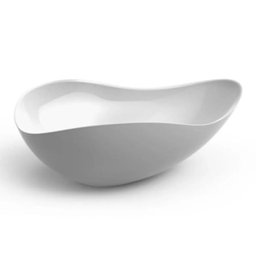 CUBA DE APOIO OVAL 540X375MM RUY OHTAKE BRANCO - 2