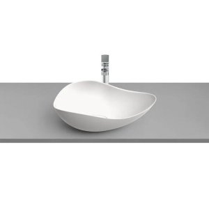CUBA DE APOIO OVAL 540X375MM RUY OHTAKE BRANCO