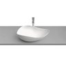 CUBA DE APOIO OVAL 540X375MM RUY OHTAKE BRANCO - 1