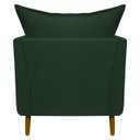 Ver imagem 6 de Poltrona Decorativa para Sala Recepção Escritório Consultório Reforçada Eliza Tecido Suede