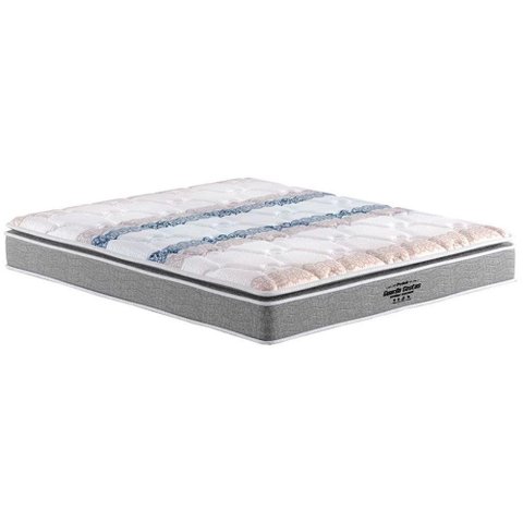 Colchão Queen Ortopédico D33 / Ag 65 Guarda Costas Extreme Resistence Pillow Top Gray (158x198x28