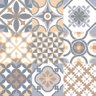 Porcelanato Realce 61x61 A 61029 Retificado Patchwork Acetinado - 1
