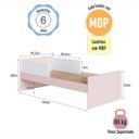 Ver imagem 4 de Cama Infantil Solteiro sem Colchão 194cm Infanto Completa