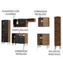 Ver imagem 5 de Armário de Cozinha Completa 325cm Rustic/Preto Emilly Joy Madesa 01