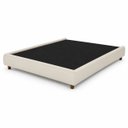 Ver imagem 5 de Cama Japonesa com Cabeceira Blind Seo Casal Courino Caramelo | Bege - Sallar Home