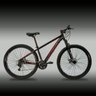 Bicicleta Aro 29 Venzo Aquila Kit 21v Freio Mecânico - PRETA E VERMELHA - 17 - 1