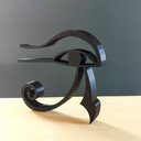 Ver imagem 4 de Olho de Hórus Egito - 15 Cm de Altura, Sala Decorada, Decoração Egipcia Mesa - Toque 3d - Cor: Preto