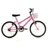 Bicicleta Infantil Aro 20 Feminina Mtb com cestinha - ROSA - Tamanho Único - 2