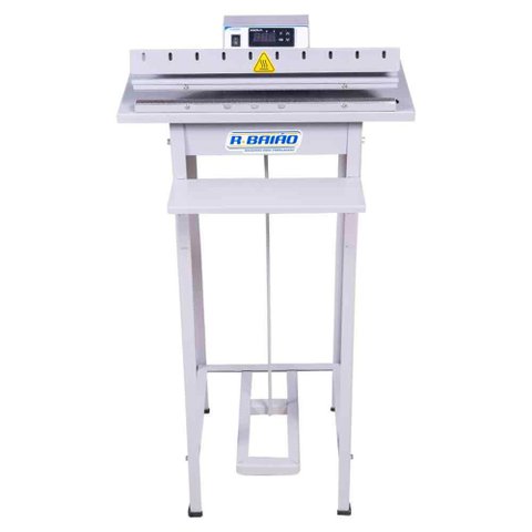Seladora de Pedal R. Baião 40cm Serrilhada Datadora 2 Datas e Lote Bivolt