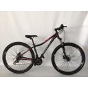 Ver imagem 2 de Bicicleta Aro 29 Venzo Lauryn Kit 21v Freio Mecânico - PRETA E ROSA - 15