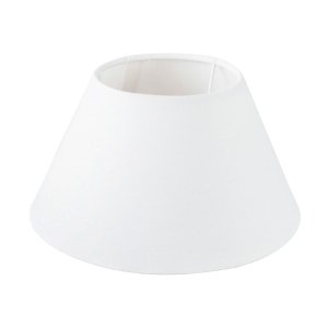 Cúpula Clássica de Abajur Luminária 15x12x22cm Tecido Algodão Soquete Nacional Ref 19