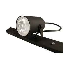 Luminária Teto Trilho 5 Spots Direcionáveis Preto 1275 - 3