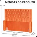 Ver imagem 6 de Cabeceira de Cama Box Estofada 195 Cm King Emma Veludo