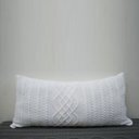 Ver imagem 1 de Capa Almofáda Tricot 60x40cm Czíper Sofá Trico Cod 1026.3 Branco