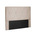 Ver imagem 1 de Cabeceira Aquilla para Cama Box Casal 140 Cm Suede - D’Rossi Cor Bege
